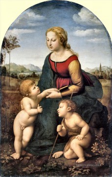 La Belle Jardiniere Renaissance Meister Raphael Ölgemälde